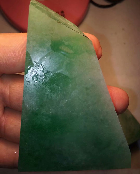 翡翠切割樣品效果