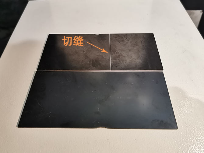 加工實(shí)例：高純碳化硅片用金剛石線切割機(jī)從中間切斷
