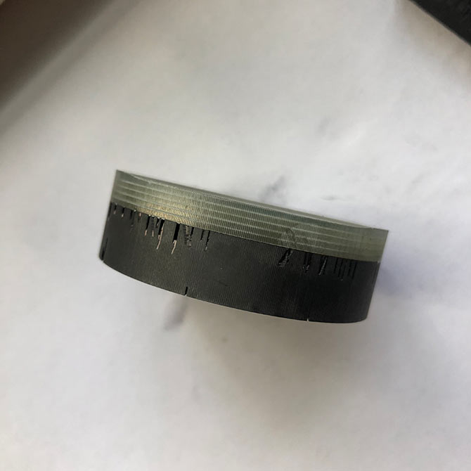 加工實例：氧化鎵切圓記錄，金剛石線切圓怎么處理尖頭的