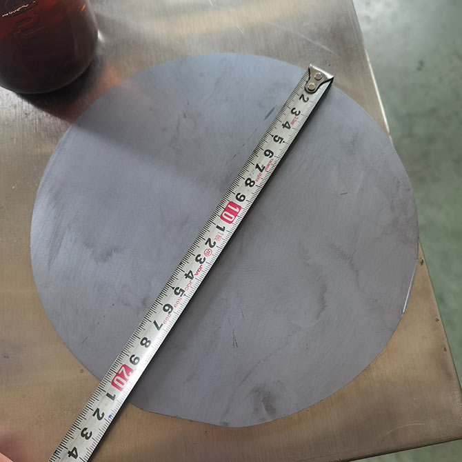 加工實例/客戶φ200mm單晶硅14~15分鐘切一片效果