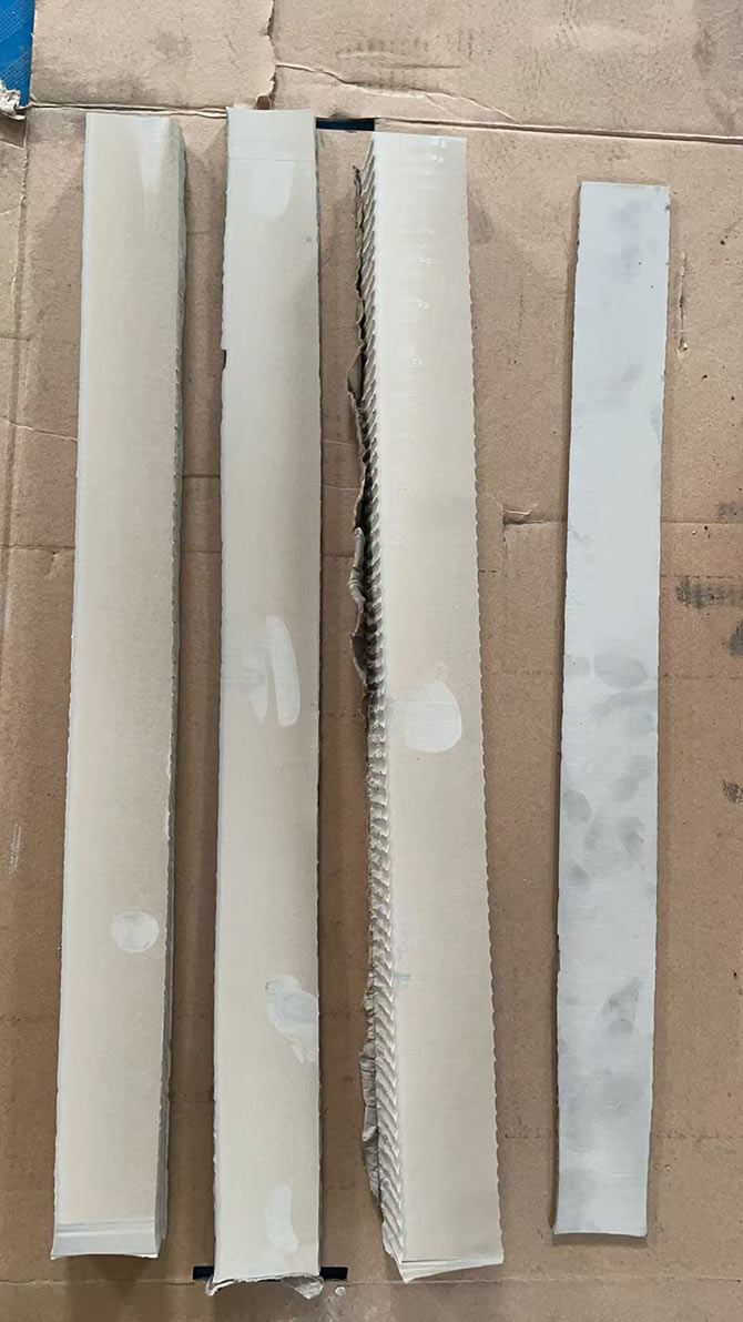 未燒結(jié)陶瓷切樣圖