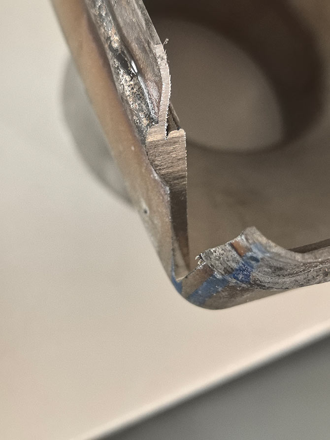 金屬燈罩切樣圖，金剛石線能切金屬嗎，金剛石線能切不銹鋼嗎，今科技術(shù)