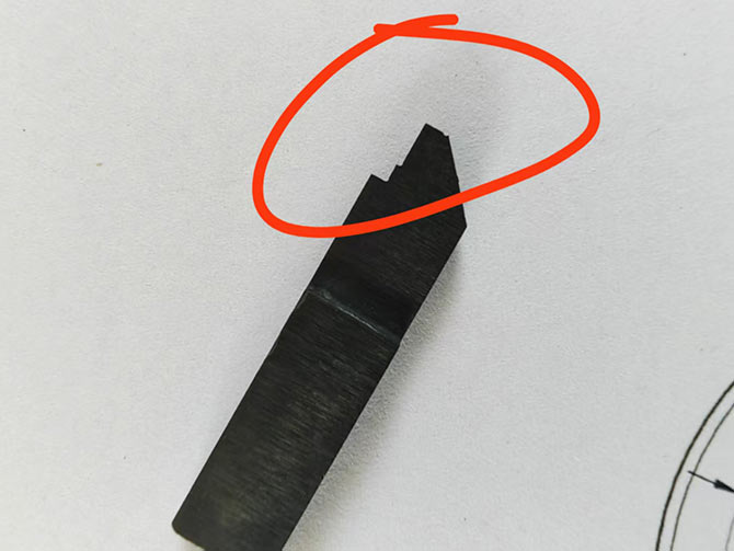 碳化硅切割一個直角臺階